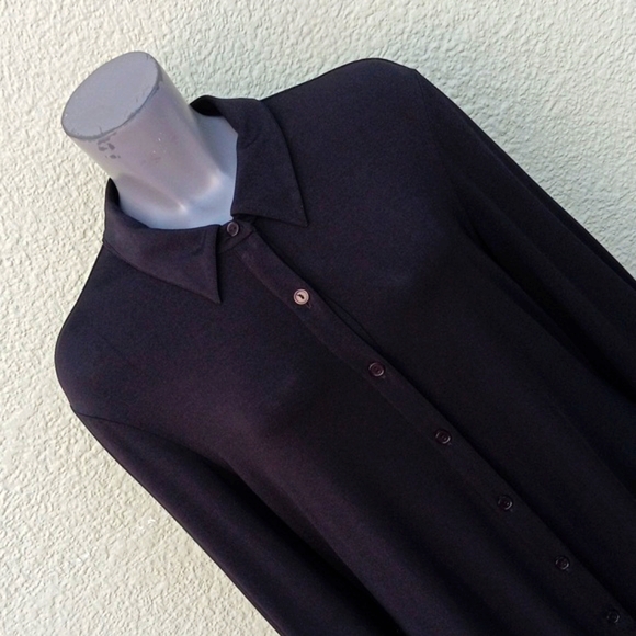 CAMI INTERNATIONAL LADIES BLACK (11) BUTTON FT CLOSURE LUXURY DRESS (TAIWAN) - Picture 12 of 17